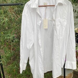 White Button-Up Shirt